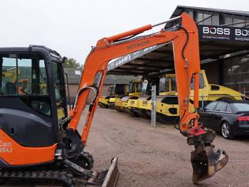 VERKOCHT] Hitachi ZX35U-2 CLR (Tilting Bucket) Rupsgraafmachine